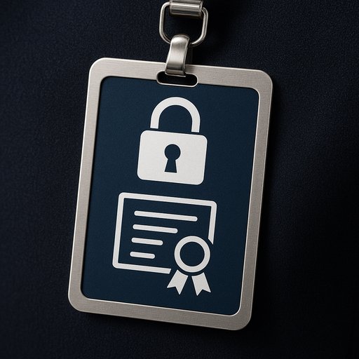 Security badge showing encryption and licensing icons for trusted gaming